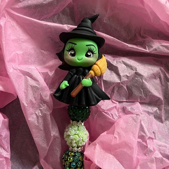 Clay Elphaba Super Beaded Pen - Picture 1 of 3